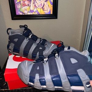 Nike air uptempo Grey midnight